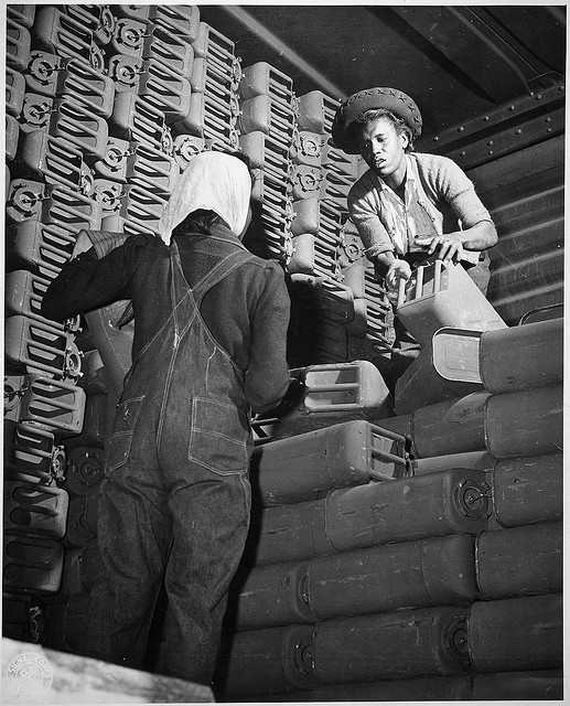 Women Employed at Savannah Quartermaster Depot, Savannah, Georgia, ca. 1943.jpg
