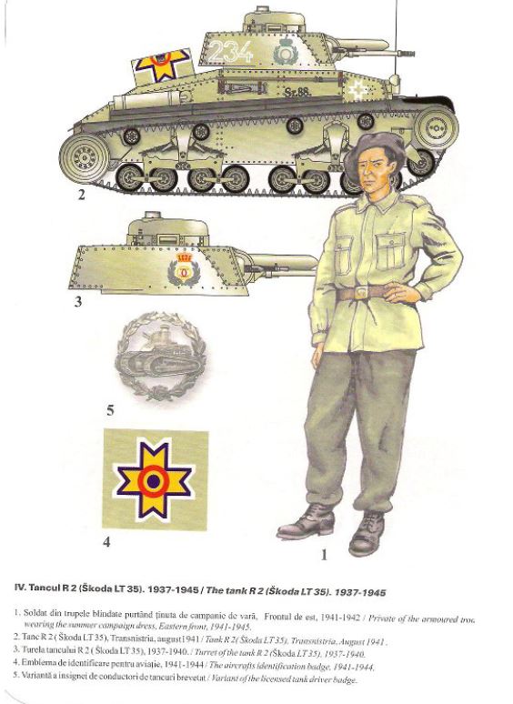 Soldat des troupes blindées roumaine - Front de l'Est 1941-1942.JPG